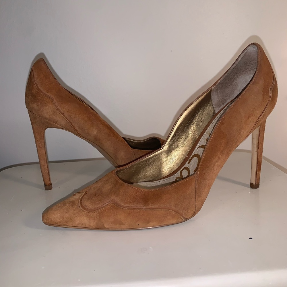 Sam Edelman Camel Suede Pumps✨💖